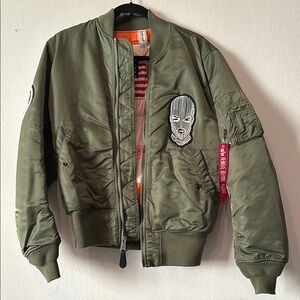 Badwood Green Bomber Jacket